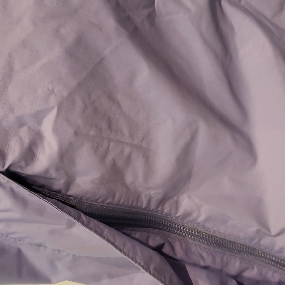 LL Bean Women's Jacket Windbreaker Zip Up Nylon Lilac Size XL Reg O ALB6 - Picture 5 of 16